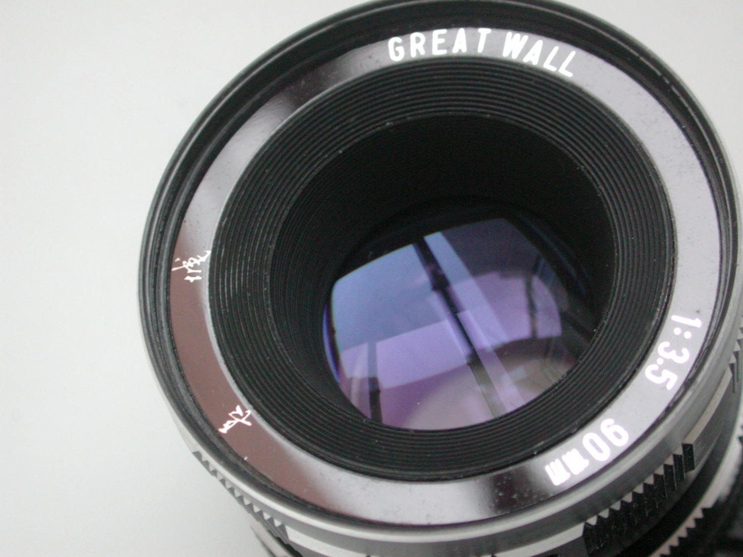 China Great Wall 90mm/3.5 39 Screw Mount SLR lens with Minolta MD Adapter