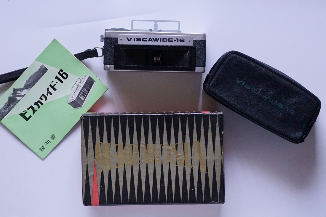 @RARE@ Full Packing VISCAWIDE-16 ST-D 16mm Film Panoramic Camera Made in Japan